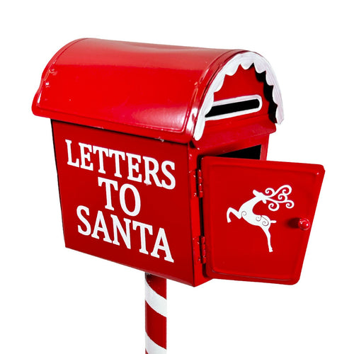 Buzon metalico premium rojo  50x13 cm