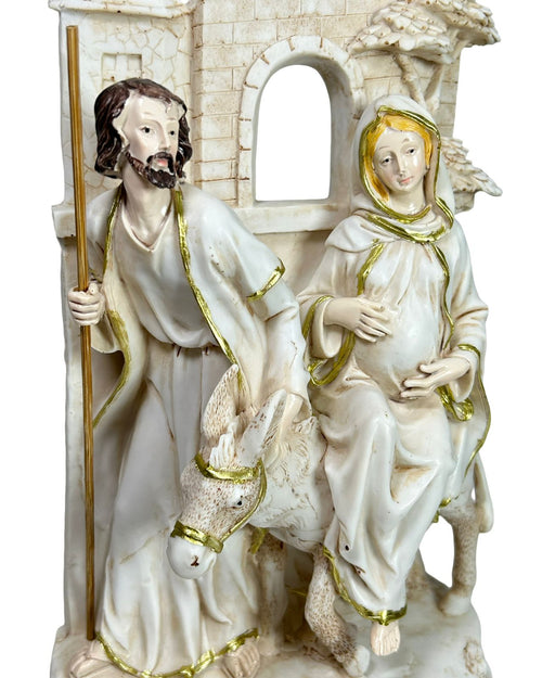 huida ejipto maria embarazo 28x17 cm