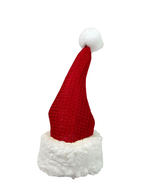 gorros prendedor navideño rojo