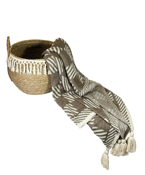 manta cafe cuadros  danes 130x170 cm