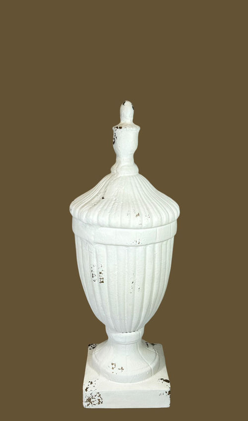 Anfora romana white en ceramica 2 tamaños