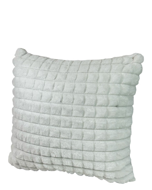 cojin mink cuadritos camel 45x45 cm   (no incluye relleno )