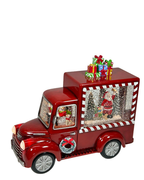 carro santa trineo arbol bubuja 19x23 cm