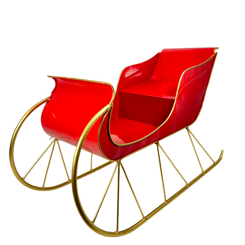 Trineo Gte Metal Rojo Fantasy 39x60