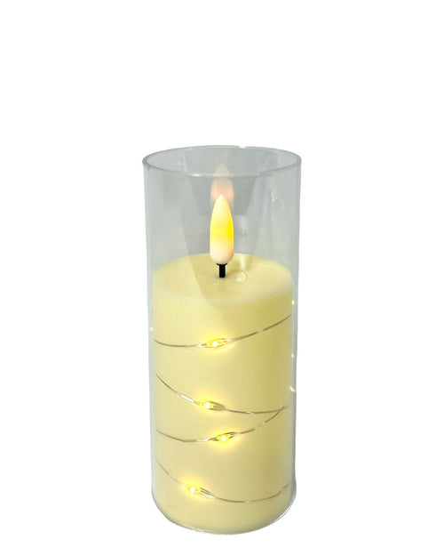 Velas pequeñas con luces led 3 tamaños