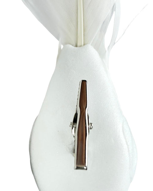 Pajaro white gorrito lana 8x20cm