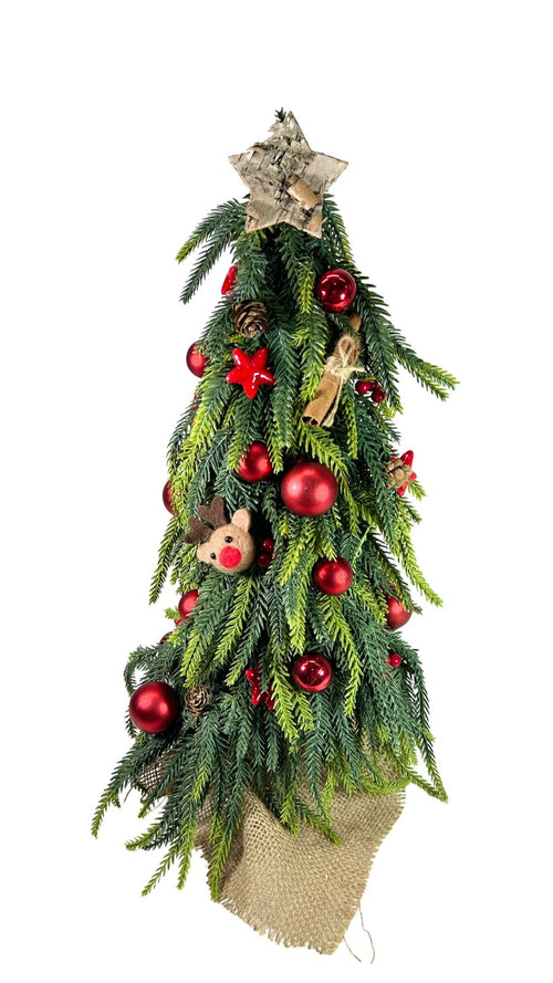arbol deco  rojo coleccion 45 cm