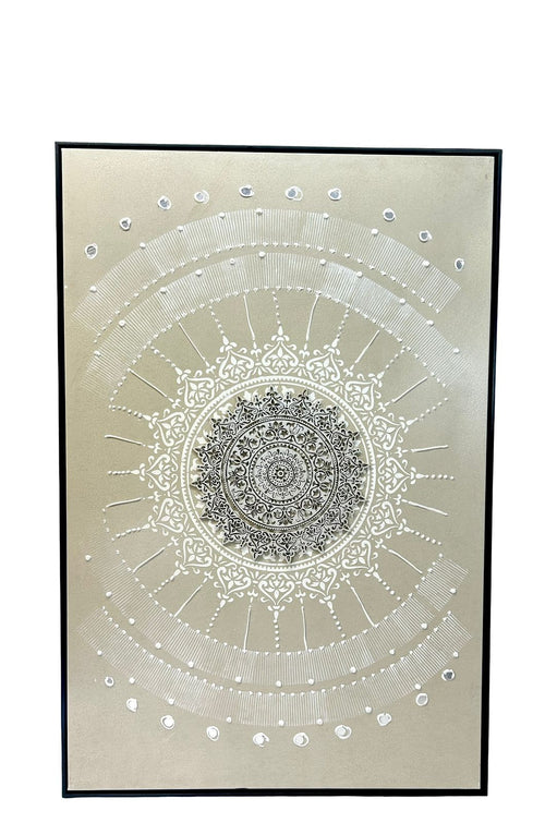 cuadro grande en mandala peace 120x80 cm