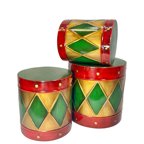 Tambores Altos Gold Red X3 -25 21 18dm
