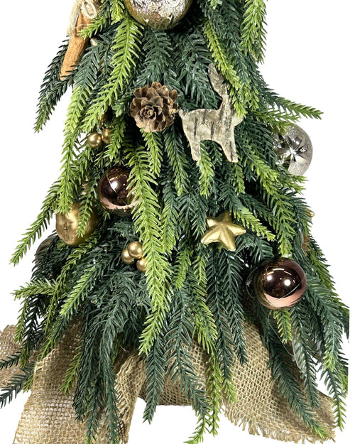 arbol deco  dorado coleccion 45 cm