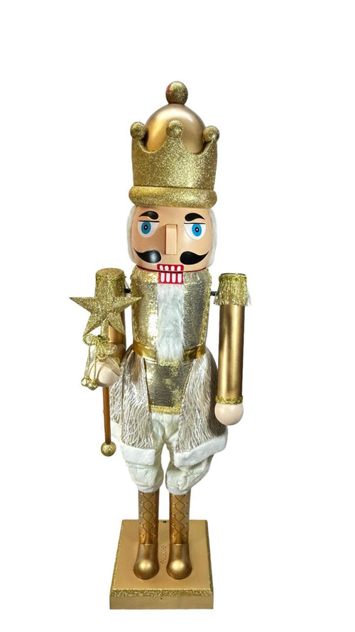 cascanuez rey dorado  musical 1.60 cm