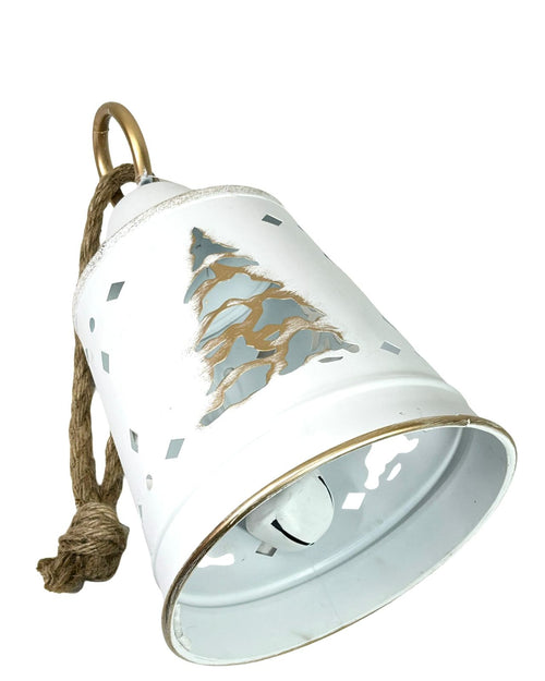 CAMPANA GRANDE COLOR WHITE CON ARBOL ARTIS 29X18 CM