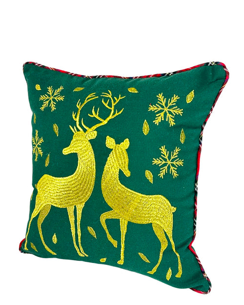 cojin funda renos 3 colores 45x45 cm ( no incluye relleno )