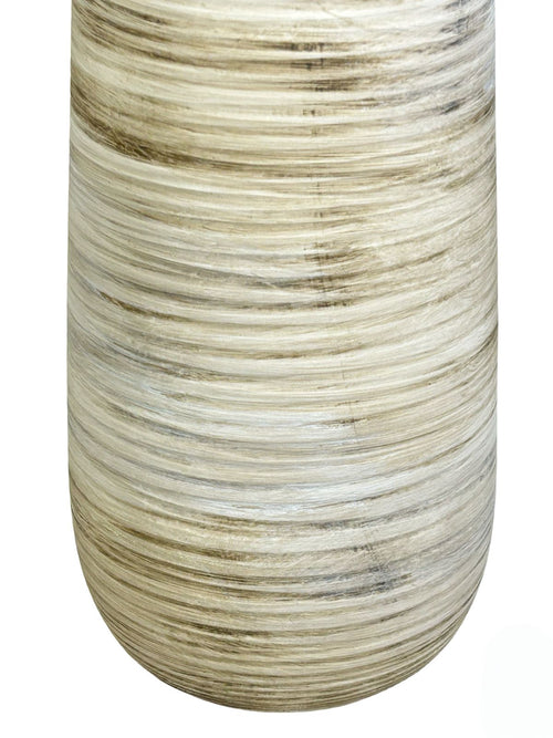 jarron ceramica boho terra grande  36x14 cm