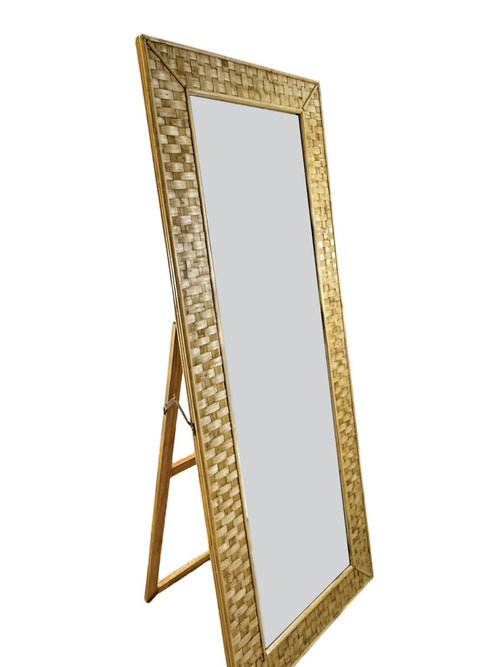 espejo boho de piso 160x60 cm