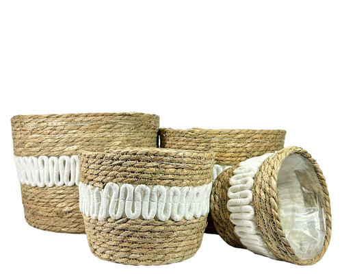 Cesta en rattan en 4 tamaños