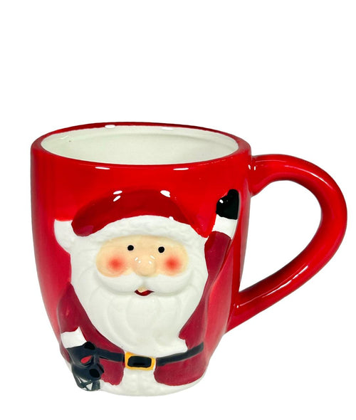Mug santa ceramica 13x10 cm
