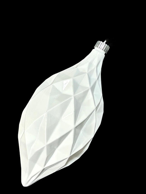 bola trompo blanca larga 31 cm