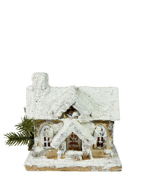 villa madera luces pqña polar 15x16 cm