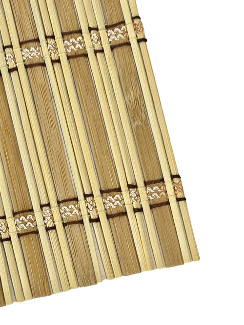 Individual bamboo x4 madera tejido 30x45 cm