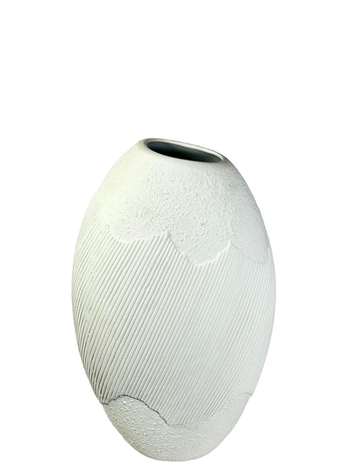 Jarrón cerámica mediano White Lisboa 29x18 cm