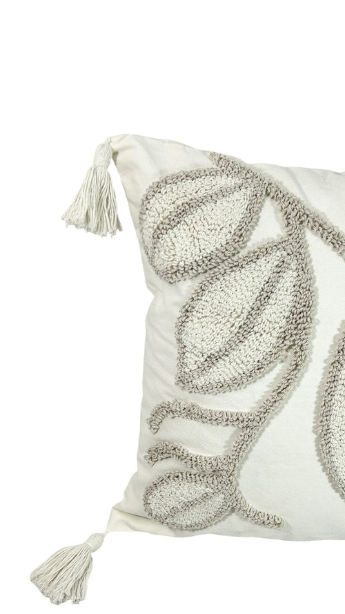 funda cojin hojas bali 45x45 cm (no incluye relleno )