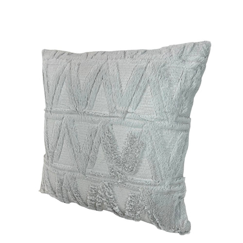 cojin funda zig zag bordado 45cm x45 cm  no incluye relleno