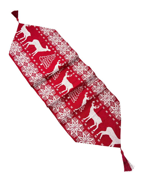 camino navideño jacquard renos  33x180 cm