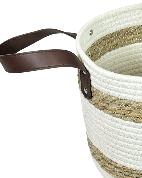 Macetero beige en 3 tamaños