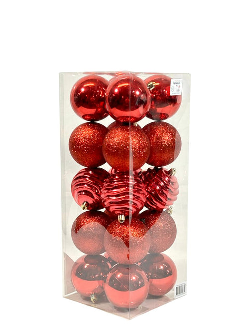 bola paquete x 20  rojas unidades  7 cm