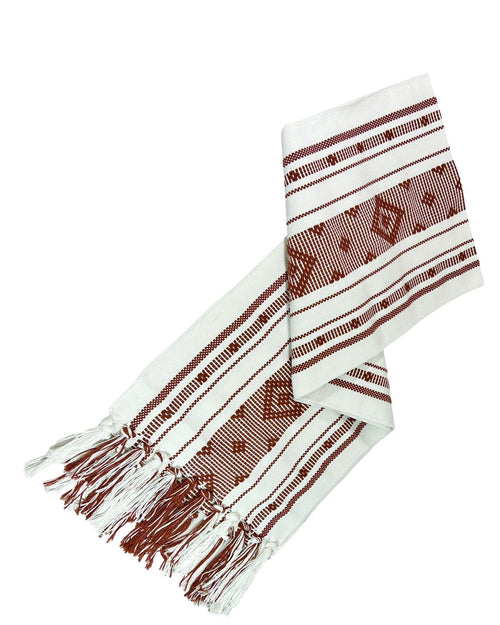 camino jaquard rombos cafe  180x35 cm