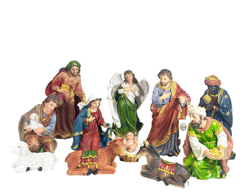 pesebre grande clasic  11 pc 31 cm