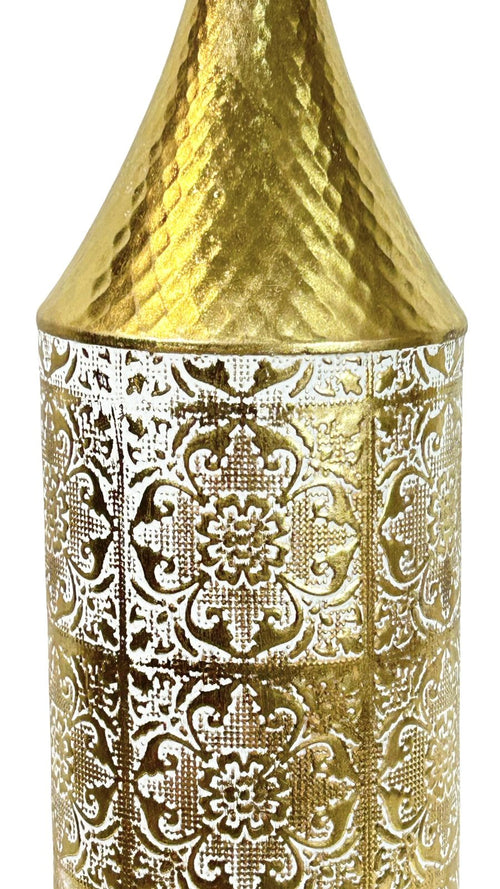 jarron dorado metalico white 2 tamaños