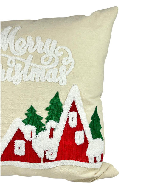 cojin funda chalets beige 2 tamaños no incluye relleno