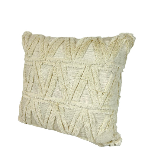 cojin funda zig zag bordado 45cm x45 cm  no incluye relleno