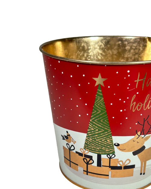macetero 4 est navidad 15x14 cm
