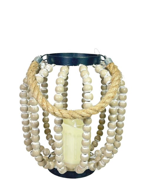 Bricero metalico con madera 27x24 cm ( no incluye vela)