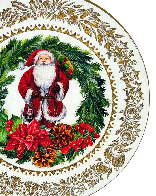 portaplato base grande corona santa 40 dm