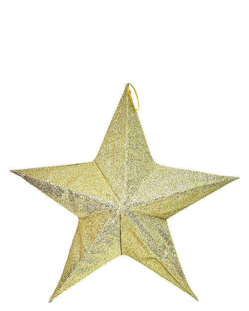 estrella tela dorada 3 tamaños