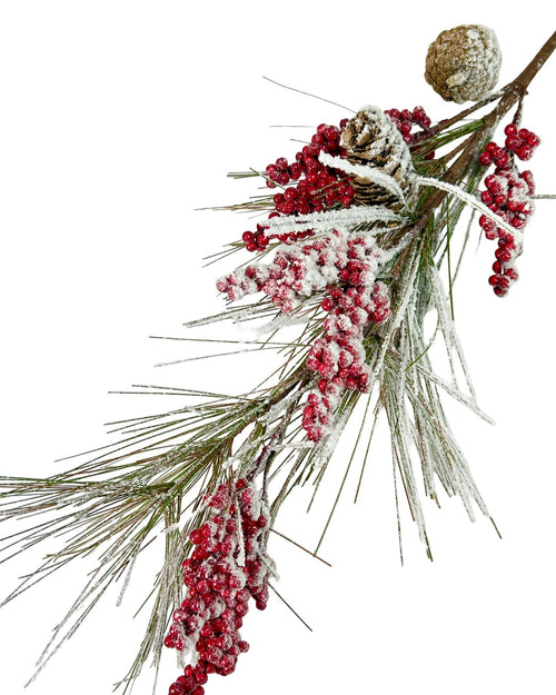 vara  berry super nieve piñas 65 cm