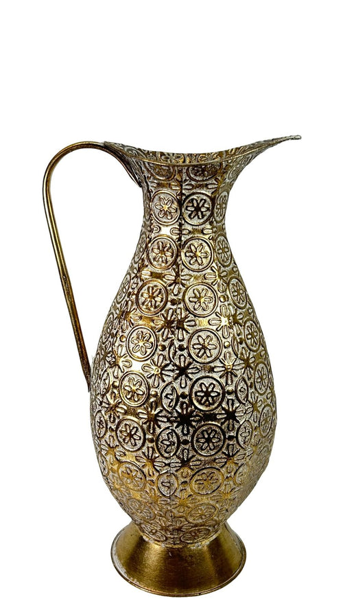 Jarra metalica indu troquelada 2 tamaños