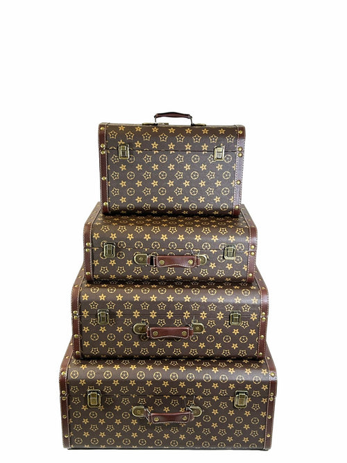 Set x4 de maletas luis vuit 54 x 48,42,36