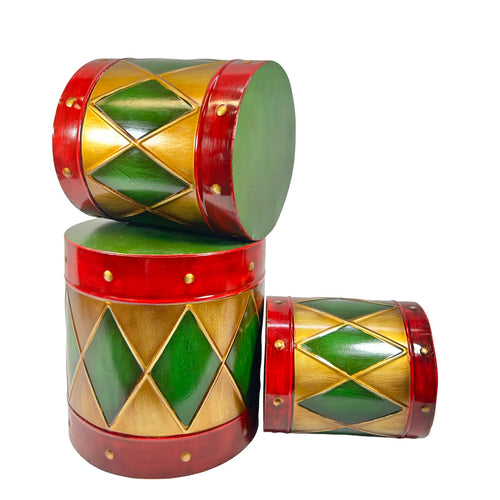 Tambores Altos Gold Red X3 -25 21 18dm