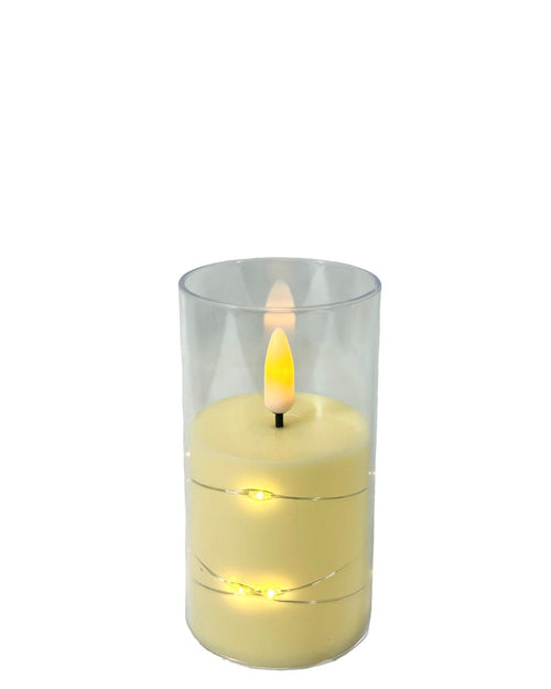 Velas pequeñas con luces led 3 tamaños