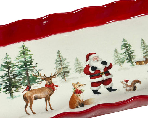 bandeja pasabocas grande santa 37x14 cm