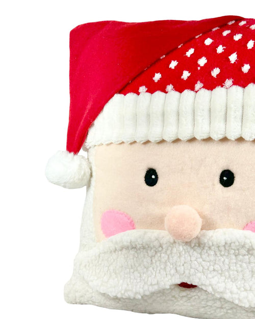 cojin funda santa gorro  premium 45x45  cm no incluye relleno