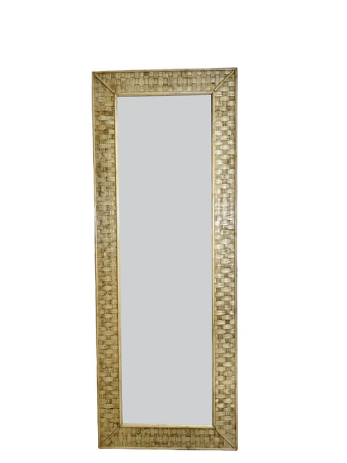 espejo boho de piso 160x60 cm