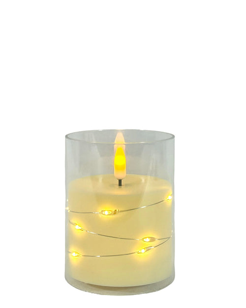 Vela bricero con luces 3 tamaños