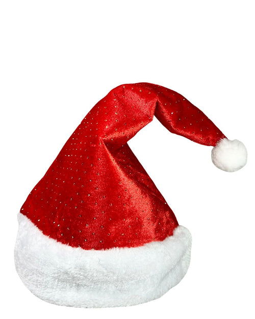Gorro rojo navideño 29 diametro 40 cm de largo