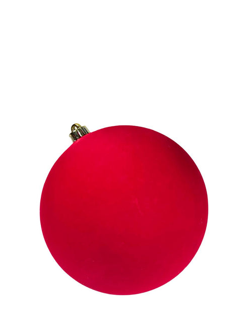 bola x 1 unidad gamusa  roja 15 cm
